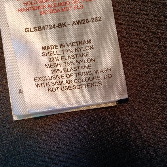 Gymshark women's black padded cup sports athletic bra sz Medium - Picture 11 of 12